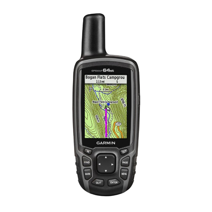 GPS-навигатор Garmin GPSMAP 64ST Rus (010-01199-23), 2.6", Дороги РФ, ТОПО6, черно-желтый