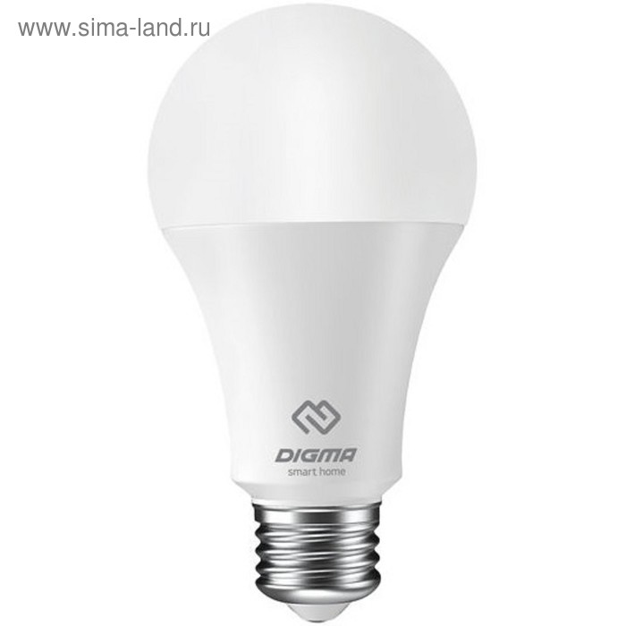 

Умная лампа Digma DiLight, E27, N1, Wi-Fi, 8 Вт, 800 Лм