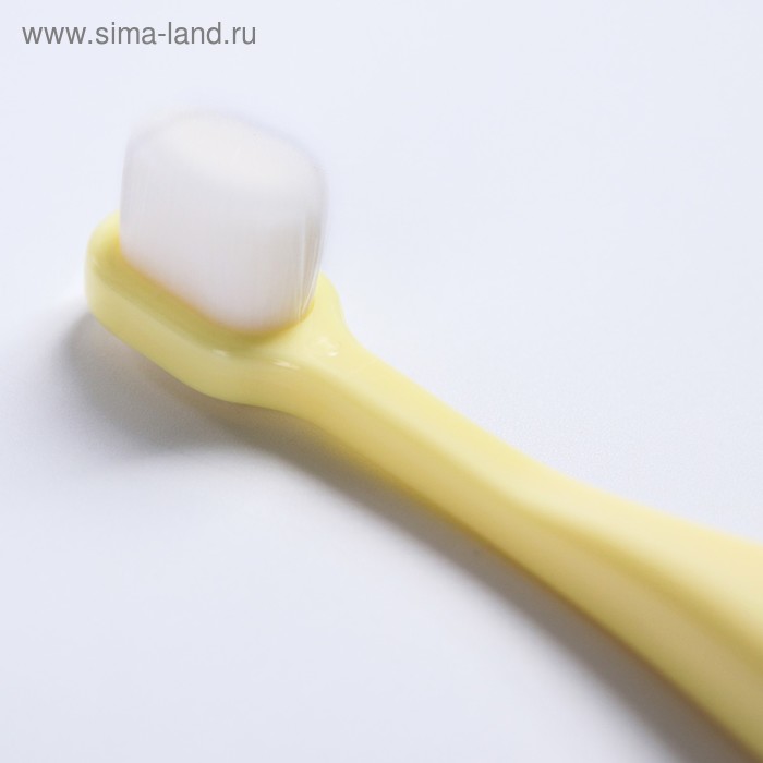 

Детская зубная щетка с мягкой щетиной, нейлон, цвет желтый