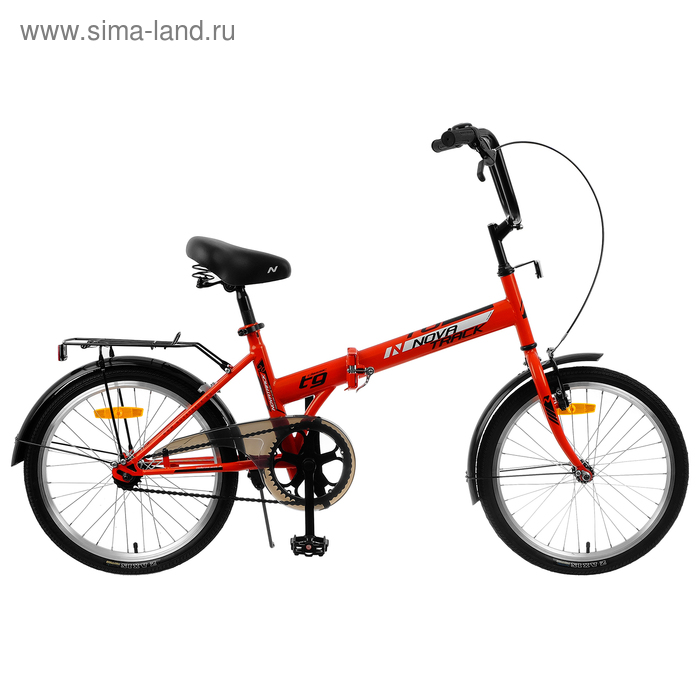 фото Велосипед 20" novatrack tg30, 2020, цвет красный