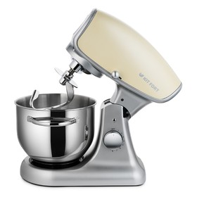 

Миксер Kitfort КТ-1336-5, планетарный, 1000 Вт, 5 л, 3 насадки, бежевый