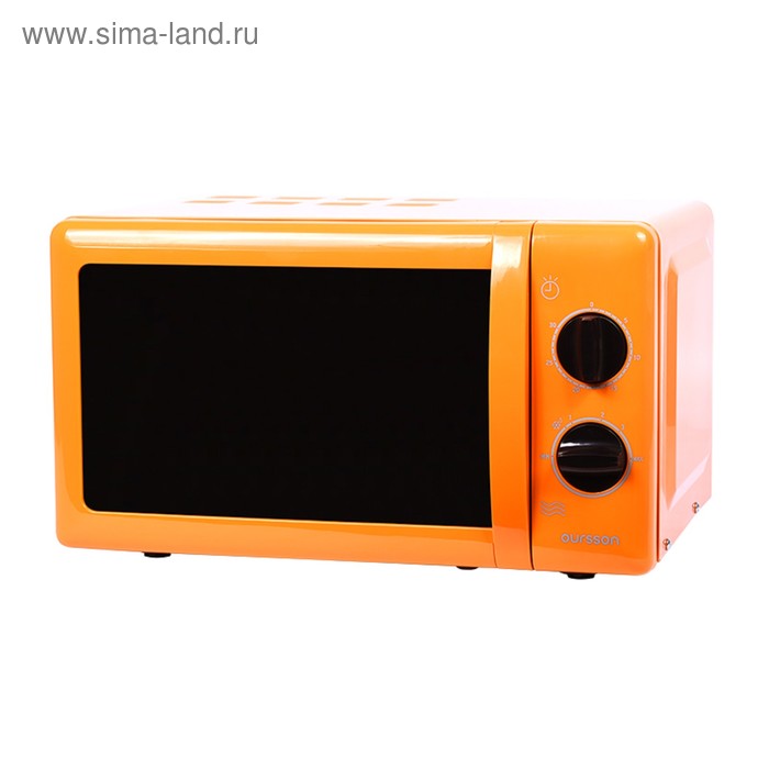 Микроволновая печь Oursson MM2006/OR, 800 Вт, 20 л, таймер, оранжевая