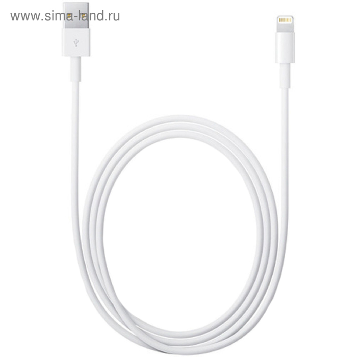 

Кабель Apple (MD819ZM/A), Lightning - USB A, 2 м, белый