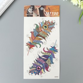 

Татуировка на тело цветная "Пёрышки" 20х10 см