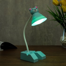 

Лампа настольная 23761/1 LED 4Вт USB АКБ голубой 18х9,5х30 см