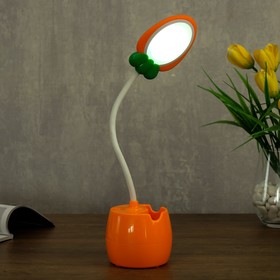 

Лампа настольная 23775/1 LED 4Вт USB АКБ оранжевый 6х7,2х34 см
