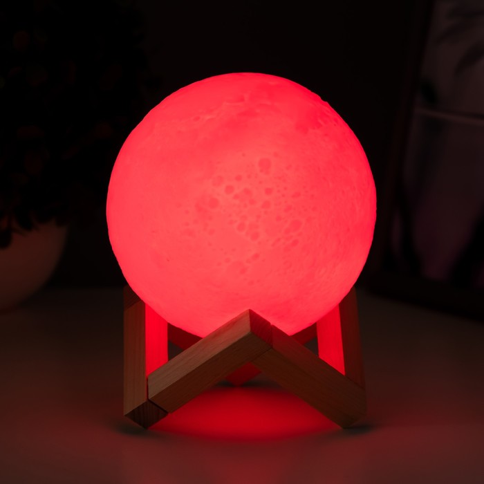 Ночник "Планета" LED USB белый 12x12x11,5 см 4761936