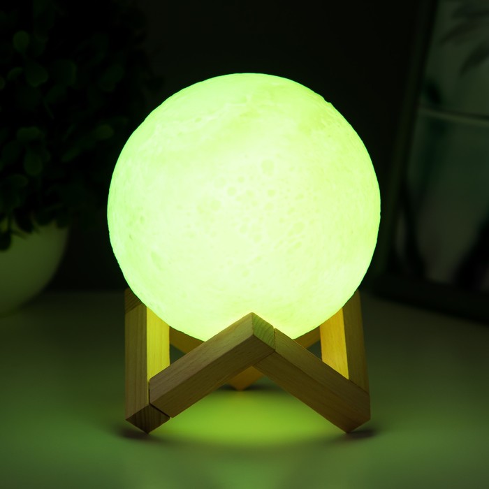 Ночник "Планета" LED USB белый 12x12x11,5 см 4761936