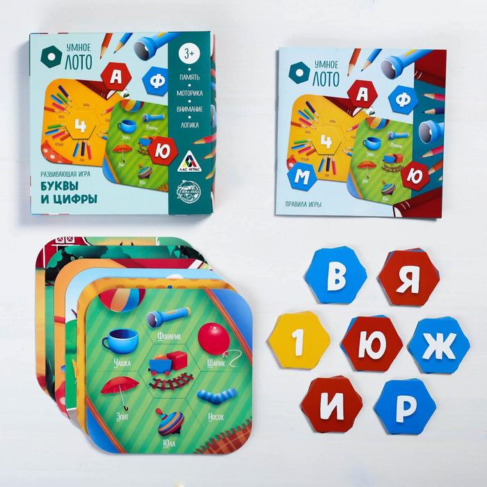 

Развивающая игра «Умное лото. Буквы и цифры»