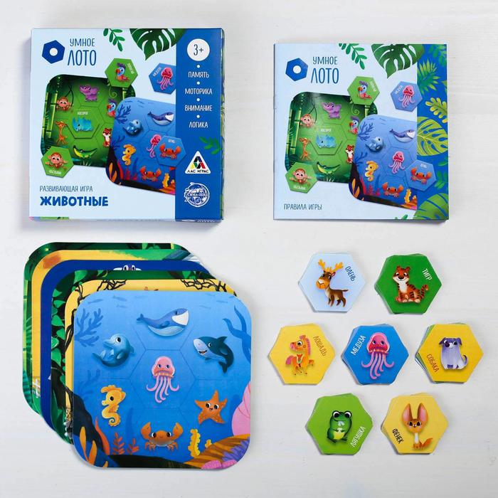 

Развивающая игра «Умное лото. Животные»