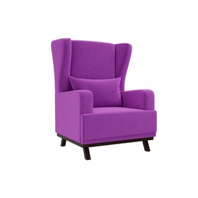 Кресло «Джон», микровельвет, цвет фиолетовый