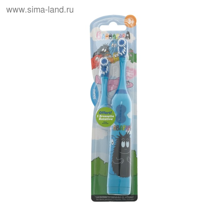 Электрическая зубная щётка Barbapapa tba-21 вибрационная 2хААА в комплекте 89900₽