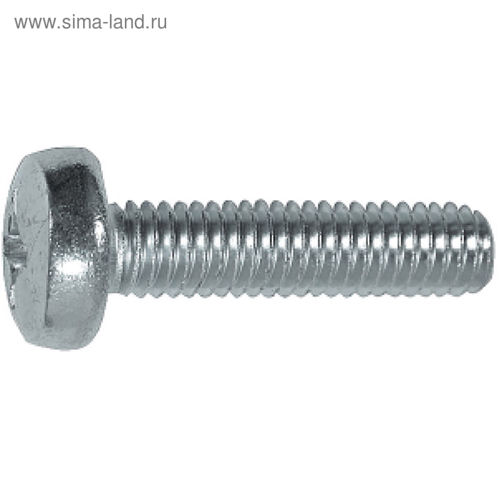 

Винт Steelrex, с полукруглой головкой, оцинкованный, DIN7985, М4х25 мм, 1000 шт