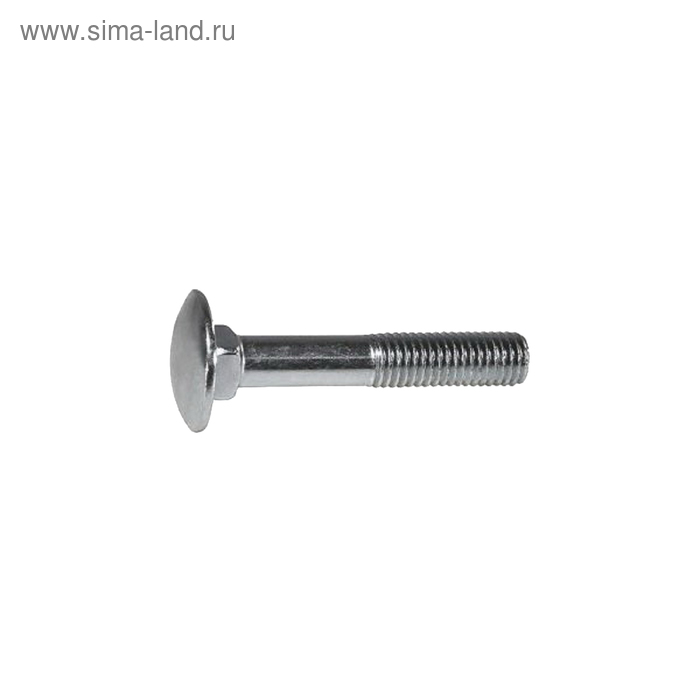 фото Болт мебельный, din 603, цинк, 6х30 мм, 25 кг steelrex