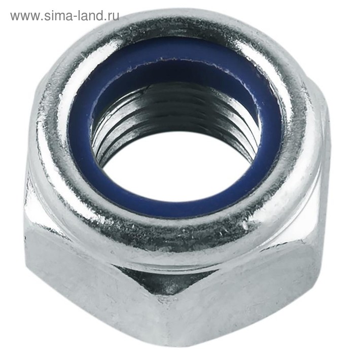 Гайка Steelrex, со стопорным кольцом, DIN985, оцинкованная, М14, 200 шт гайка со стопорным кольцом м8 оцинкованная din985 5 кг 9545693
