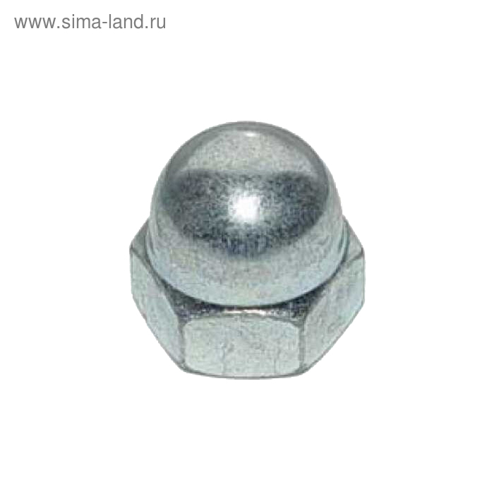 фото Гайка steelrex, колпачковая, din1587, оцинкованная, м5, 1000 шт