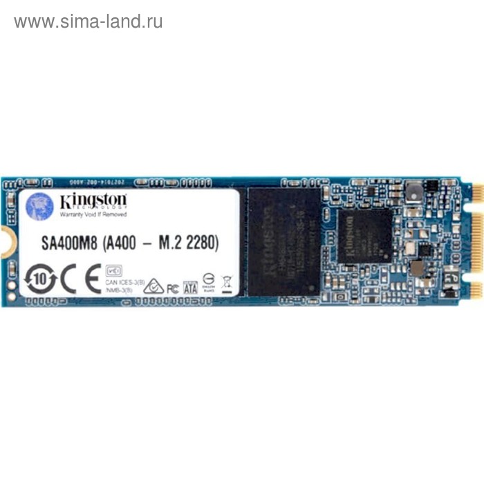 

Накопитель SSD Kingston A400 M.2 2280 SA400M8/120G, 120Гб, SATA III