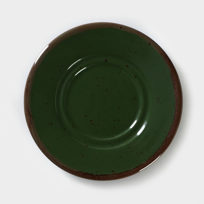 Блюдце универсальное Punto verde, d=15 см, цвет зелёный