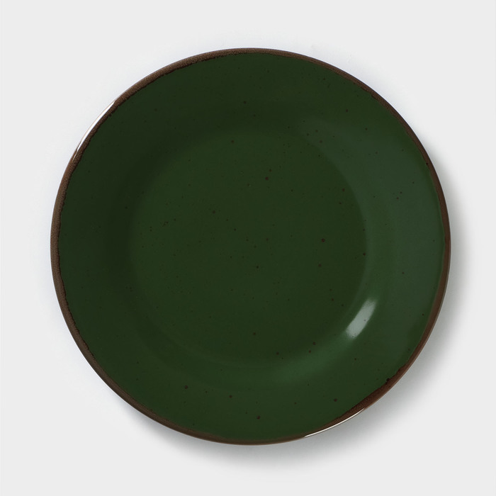 Тарелка фарфоровая Punto verde, d=24 см тарелка фарфоровая punto bianca 1 л d 21 5 см