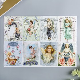 

Декупажная карта "Ангел" плотность 45 г/м2, формат А4