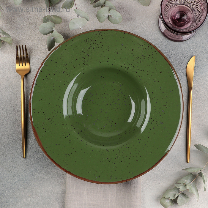 

Тарелка для пасты Punto verde, 500 мл, d=31 см