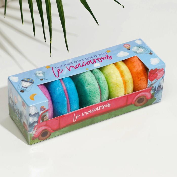фото Набор бомбочек для ванн le macarons, 250 г (5 шт) laboratory katrin