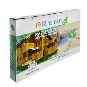

Радиатор алюминиевый Lammin ECO, 500 х 100 мм, 12 секций