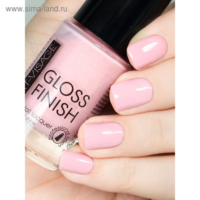 Лак для ногтей Art-Visage Gloss Finish, тон 103, розовый нюд