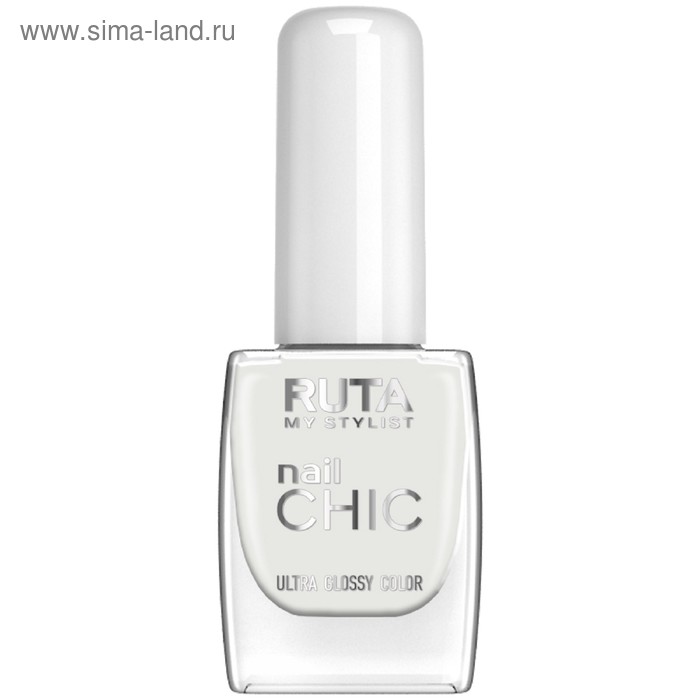 

Лак для ногтей Ruta Nail Chic, тон 02, белый