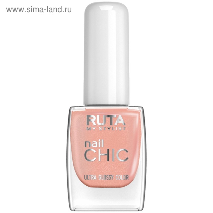 фото Лак для ногтей ruta nail chic, тон 06, персиковый металлик