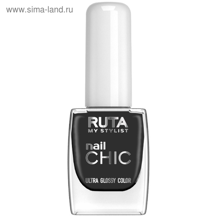 цена Лак для ногтей Ruta Nail Chic, тон 26, чёрный
