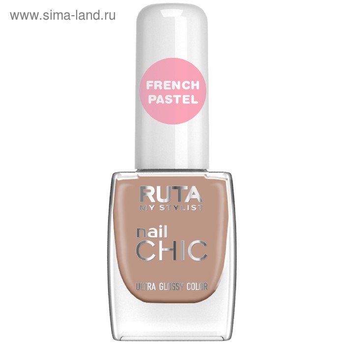 Лак для ногтей Ruta Nail Chic, тон 83, какао с молоком