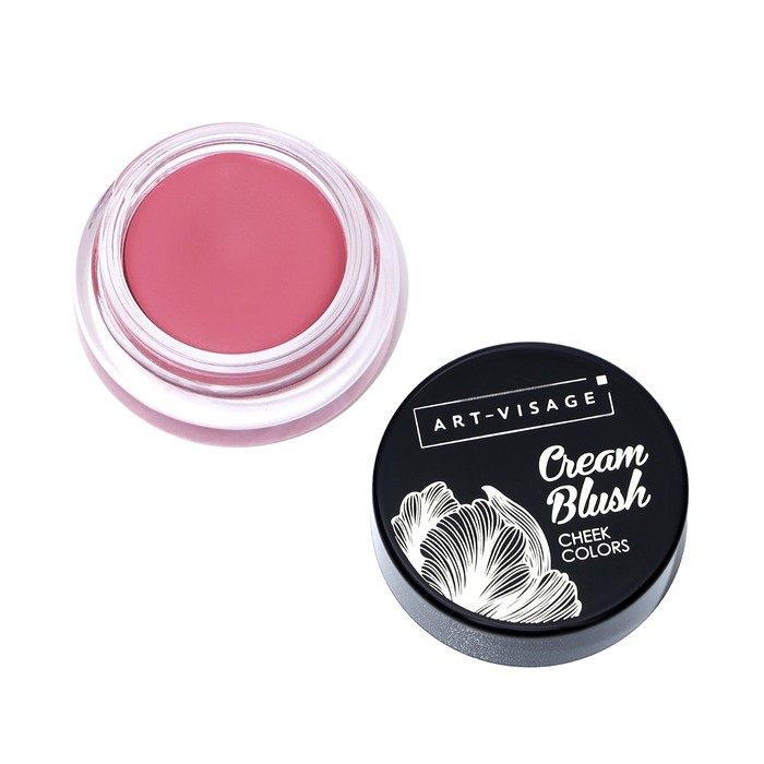 Румяна кремовые для лица Art-Visage Cream Blush, тон 01, ягодный сорбет румяна для лица art visage cream blush 5 гр