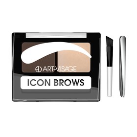 

Тени для бровей Art-Visage Icon Brows, с кисточкой и пинцетом, тон 423
