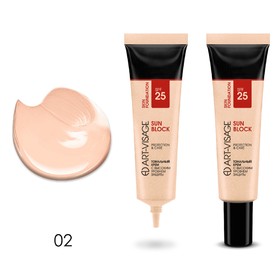 

Тональный крем Art-Visage Sun Block Spf 25, тон 02, абрикосовый