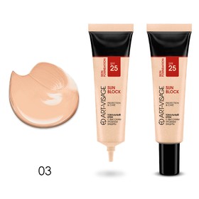 

Тональный крем Art-Visage Sun Block Spf 25, тон 03, миндальный