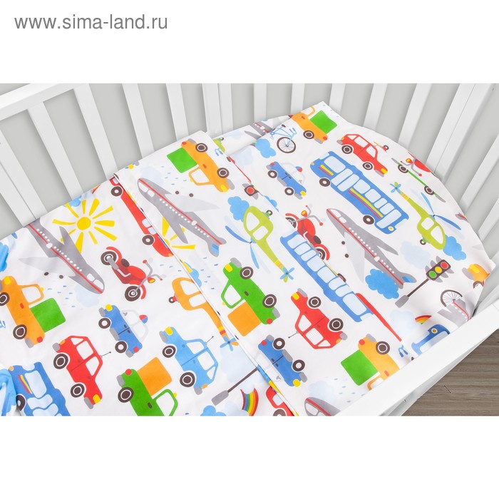фото Постельное бельё baby boom, размер 75х125 см, 112х147 см, 40х60 см amarobaby