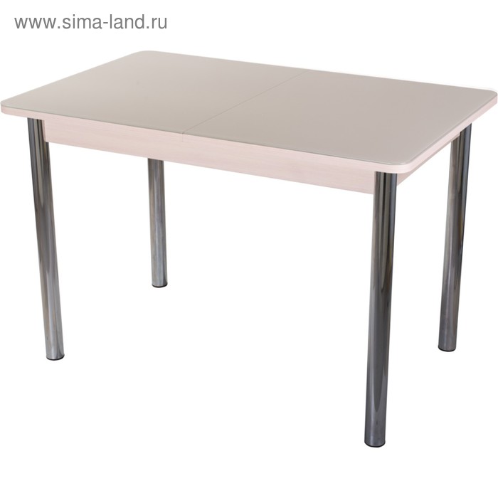 

Стол раскладной Танго ПР, 1100(1470)х700х750, Молочный дуб/стекло кремовое/опора КР02