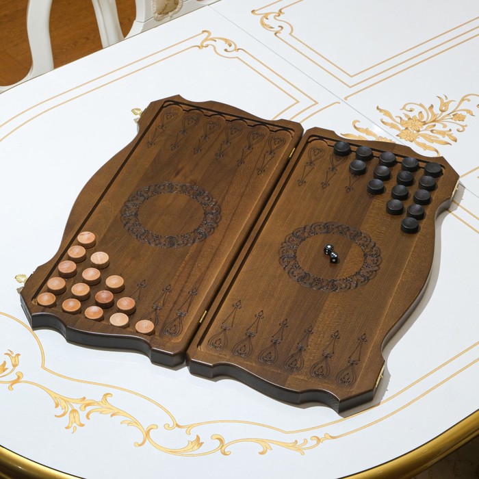 

Нарды резные "Казаки", буковая доска, 58 х 56 см