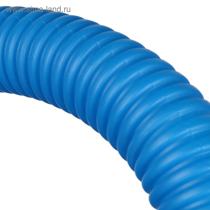 фото Труба гофрированная stout, d=32, для труб d=25, без протяжки, бухта 50 м, синяя