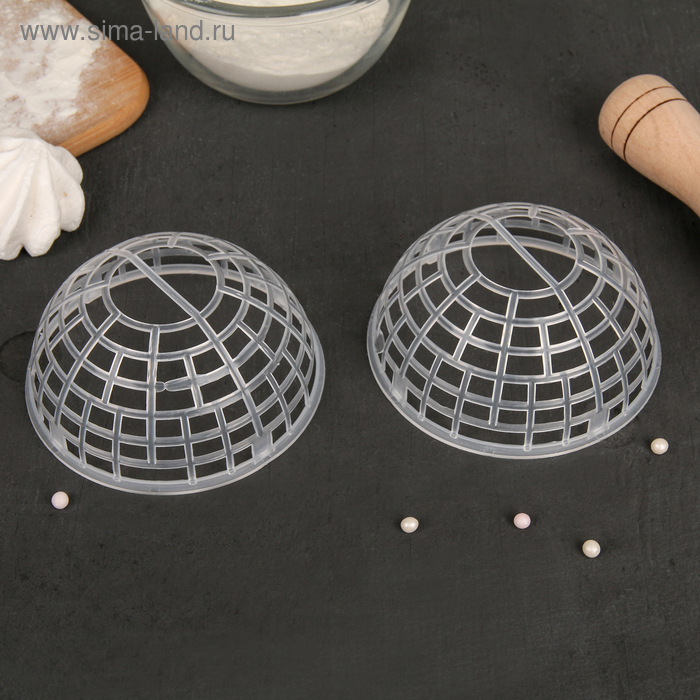 

Набор каркасов для объёмных украшений торта 2 шт, 10х5 см