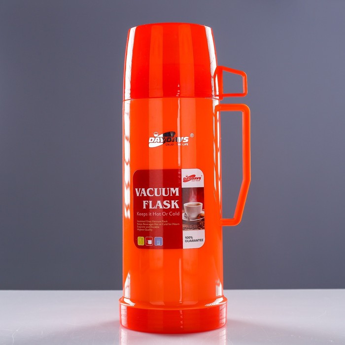Термос с ручкой Day Days, 0.45 л, 6-8 ч, 1 кружка, микс
