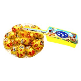 

Золотые пасхальные цыплята Only из молочного шоколада, 100 г