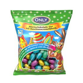 

Пасхальные яйца Only, молочный шоколад с ореховой начинкой, 500 г