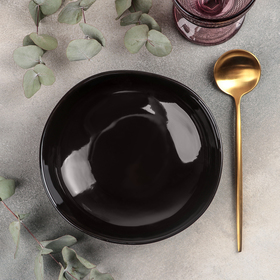 

Тарелка Rosa nero, 600 мл, d=18,5 см, цвет чёрный