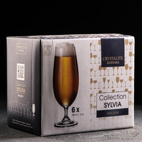 

УЦЕНКА Набор бокалов для пива Sylvia, 380 мл, 5 шт