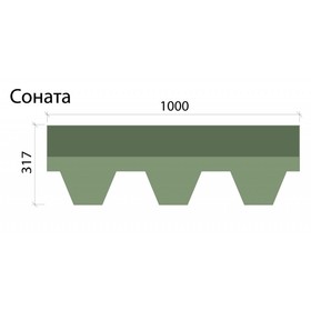 

Черепица Технониколь Сальса личи 3 м2