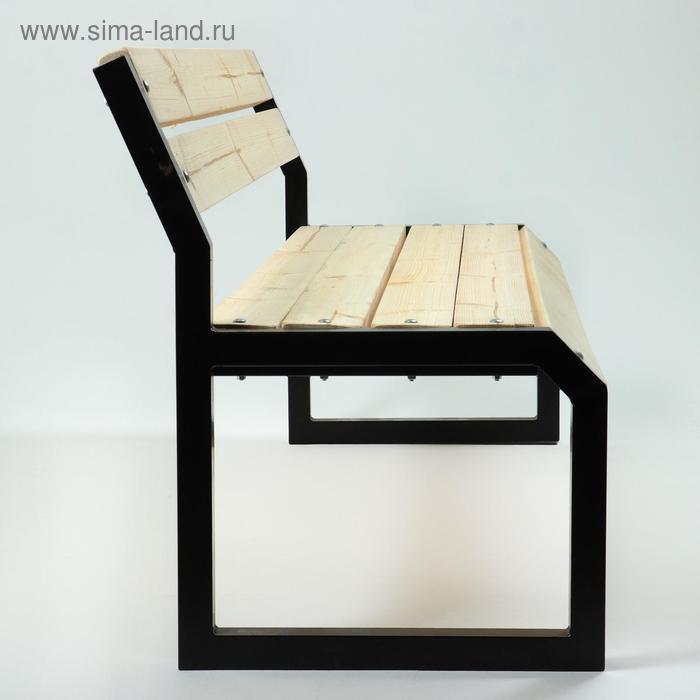 фото Скамейка со спинкой "модерн 40" 150 х 72 х 57 см