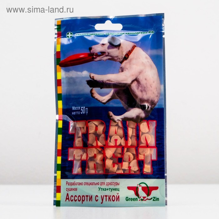 

Лакомство для Собак Green Qzin "Дрессура 1" утка с тунцом, 50 г