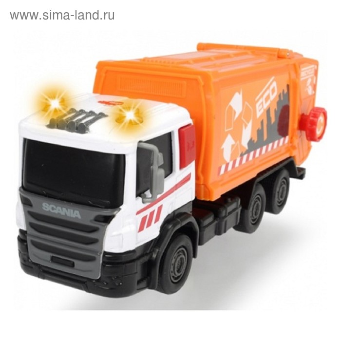 Городская техника Scania, кабина die-cast, 17 см, МИКС